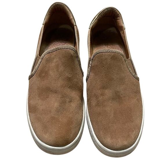 UGG Casual Suede Brown Slip On Loafer Sneakers Size 8.5 - Picture 2 of 5